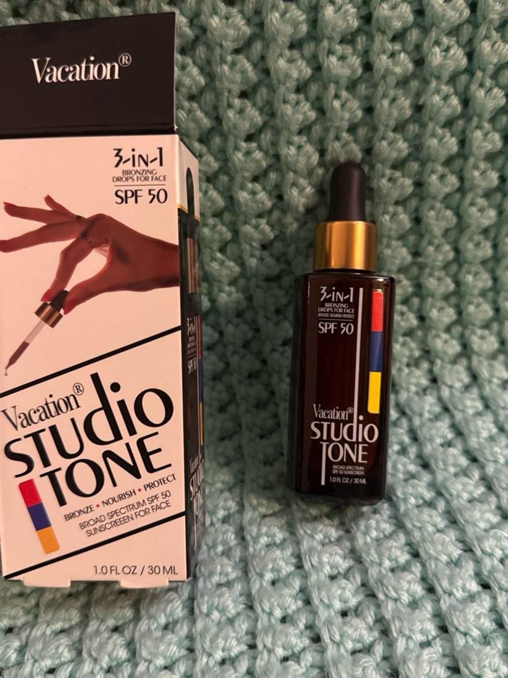 Vacation Studio Tone 3-in-1 Bronzing Drops SPF 50 — Brown